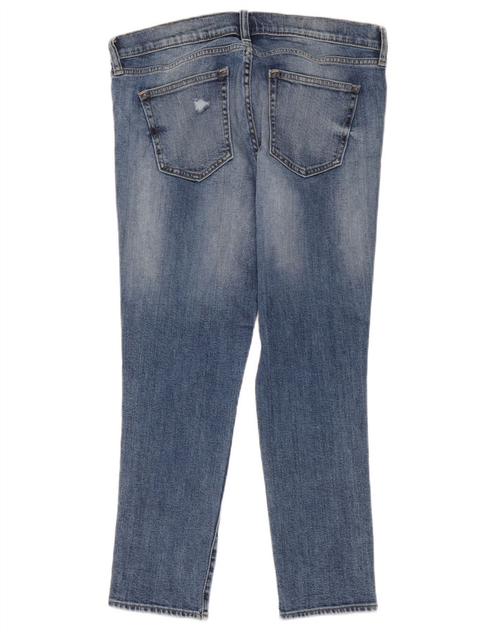 Gap Womens Girlfriend Jean Slim En Détresse W28 L26 Bleu Coton