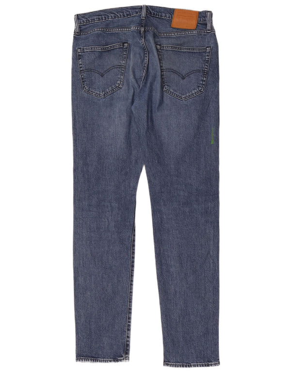 Levi's Mens 502 Tapered Jeans W34 L36 Blue Cotton