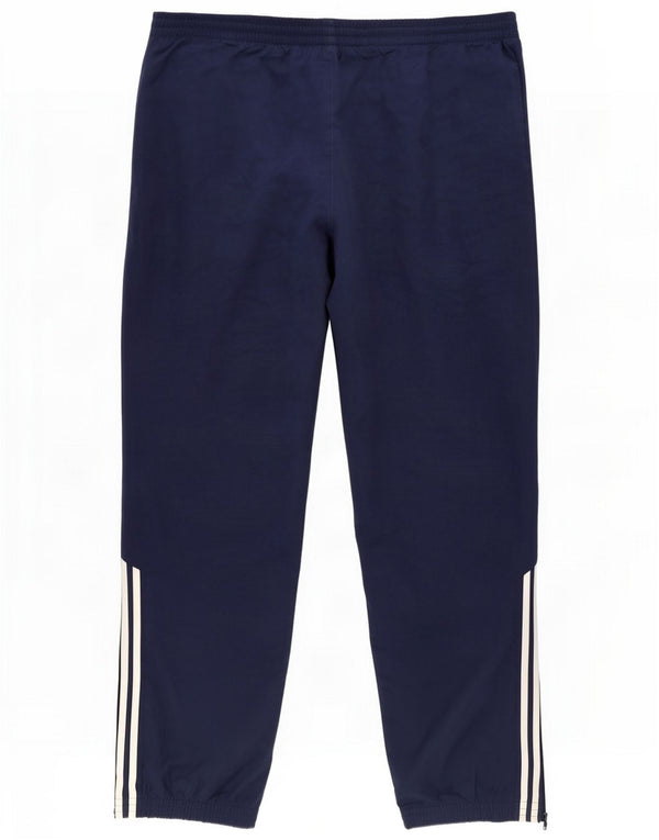 Adidas Pantalon de survêtement pour homme Large Bleu marine Polyester