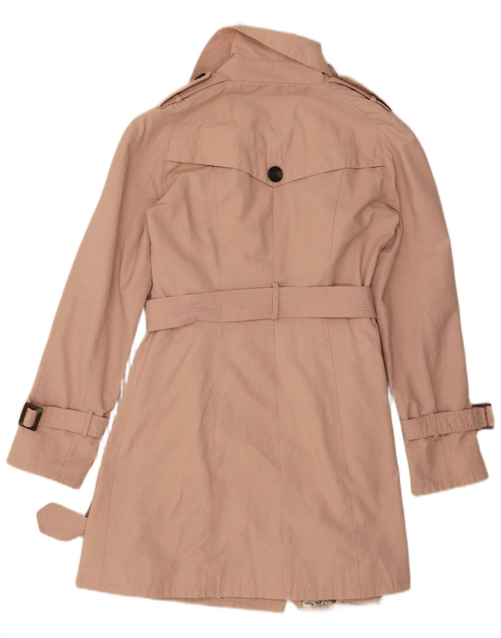Marks & Spencer Trench-coat pour femme UK 10 Petit coton rose