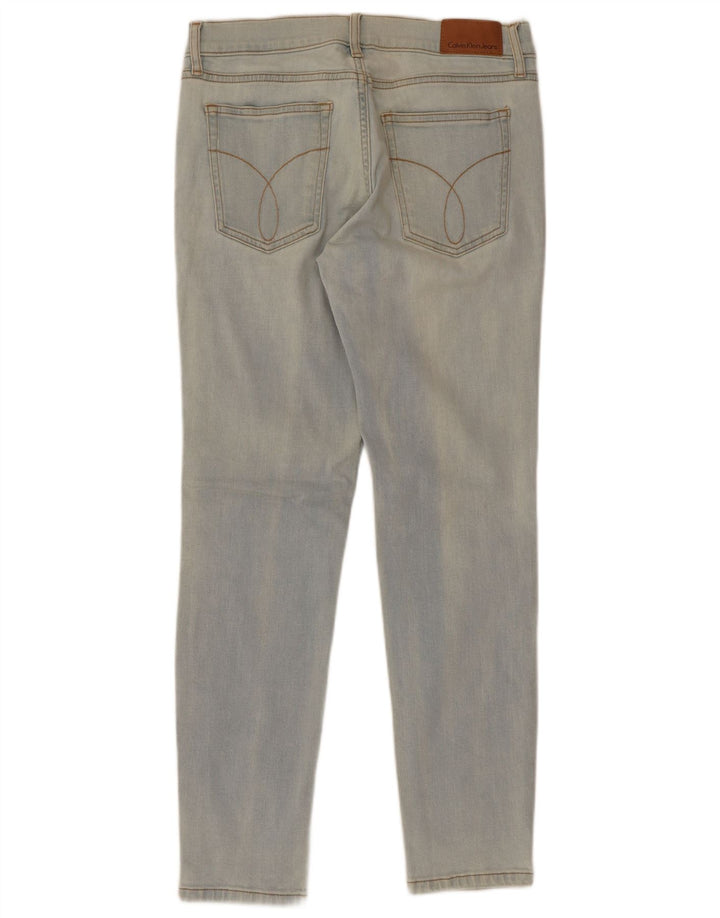 Calvin Klein Jean Slim Femme W27 L26 Bleu