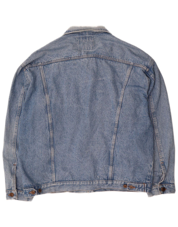 Wild Jeans Veste en Jean Homme UK 42 XL Bleu Coton