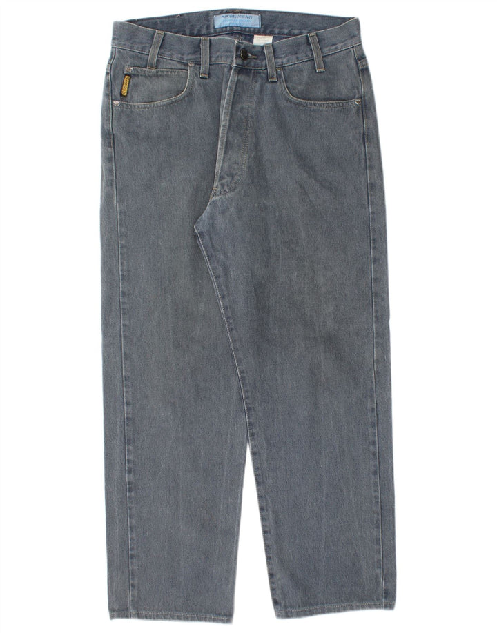 Armani Jean droit W33 L27 bleu coton homme
