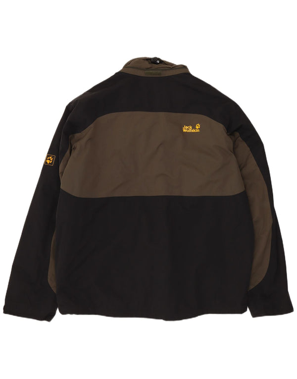 JACK WOLFSKIN Veste coupe-vent pour homme UK 40/42 Large Bleu Marine Colourblock