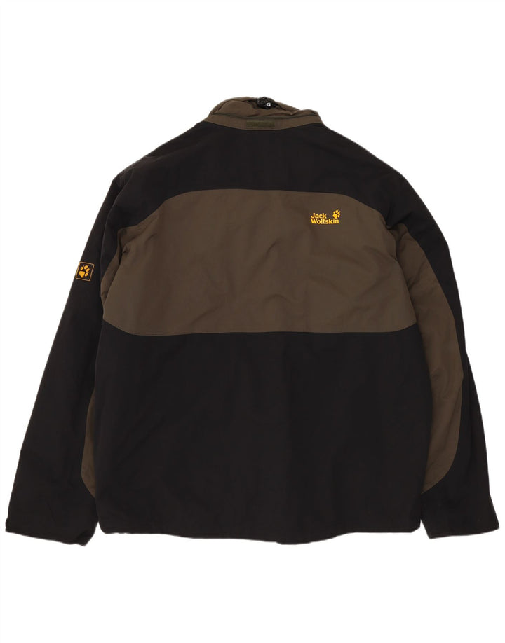 JACK WOLFSKIN Veste coupe-vent pour homme UK 40/42 Large Bleu Marine Colourblock