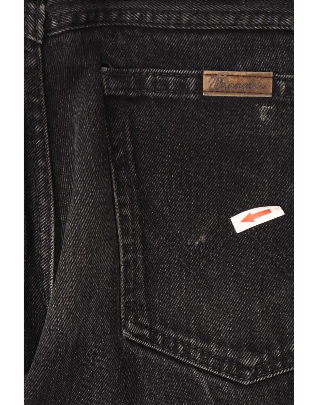Wrangler Jean droit coupe droite W32 L30 pour femme en coton gris
