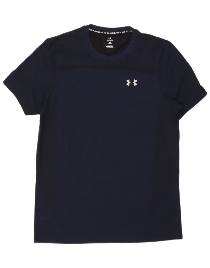 Under Armour T-Shirt Homme Haut Large Bleu Marine Nylon