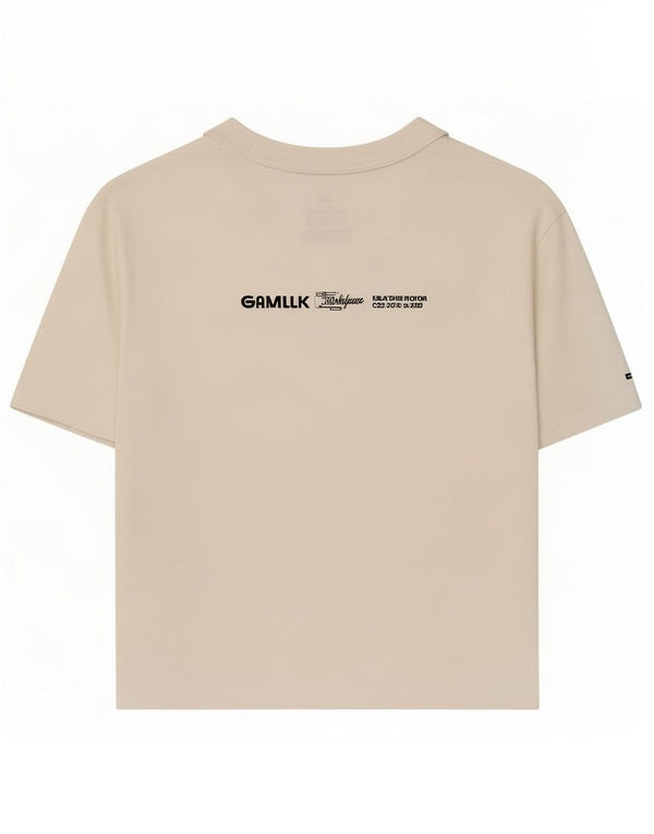 Tommy Hilfiger T-shirt court graphique pour femme UK 6 XS Blanc Coton