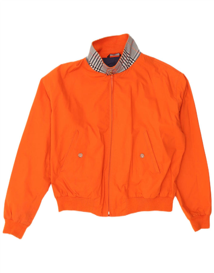 MACKINTOSH Veste Bomber Homme UK 44 2XL Coton à Carreaux Orange