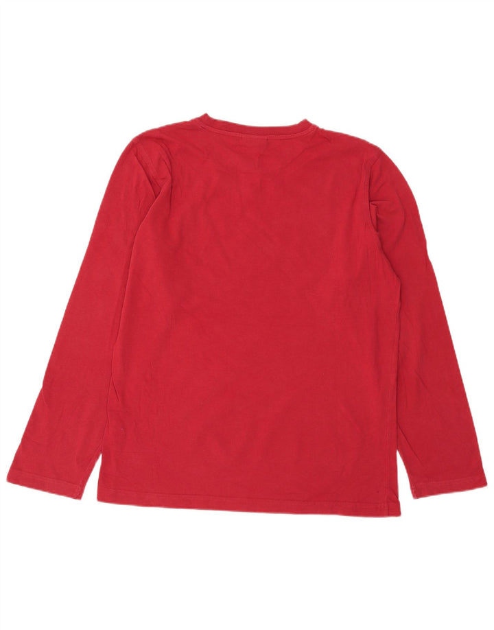 North Sails Haut graphique à manches longues pour hommes en coton rouge grand