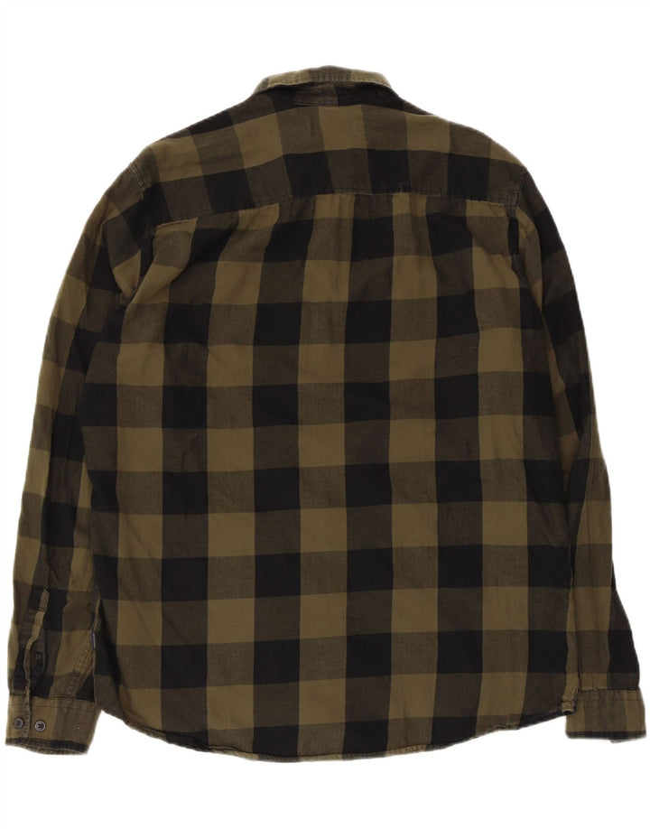 Jack & Jones Chemise Flanelle XL Kaki Check Coton Homme