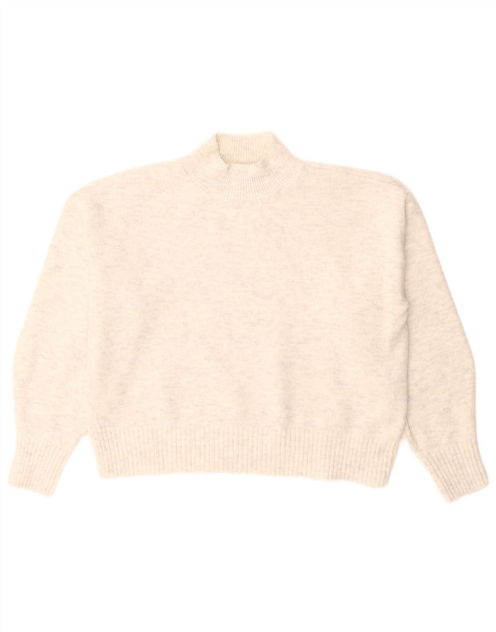 Marks & Spencer Pull col roulé pour femme UK 14 Blanc moyen