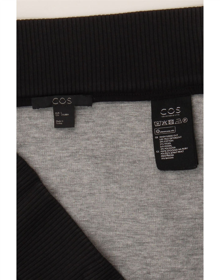 Cos Jupe Droite Femme Large W34 Gris Coton