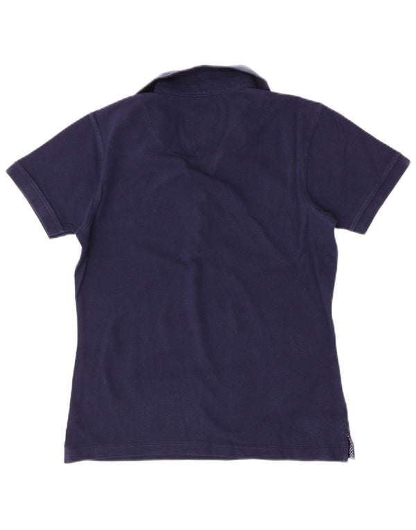Crew Clothing Polo Femme UK 12 Coton Bleu Marine Moyen