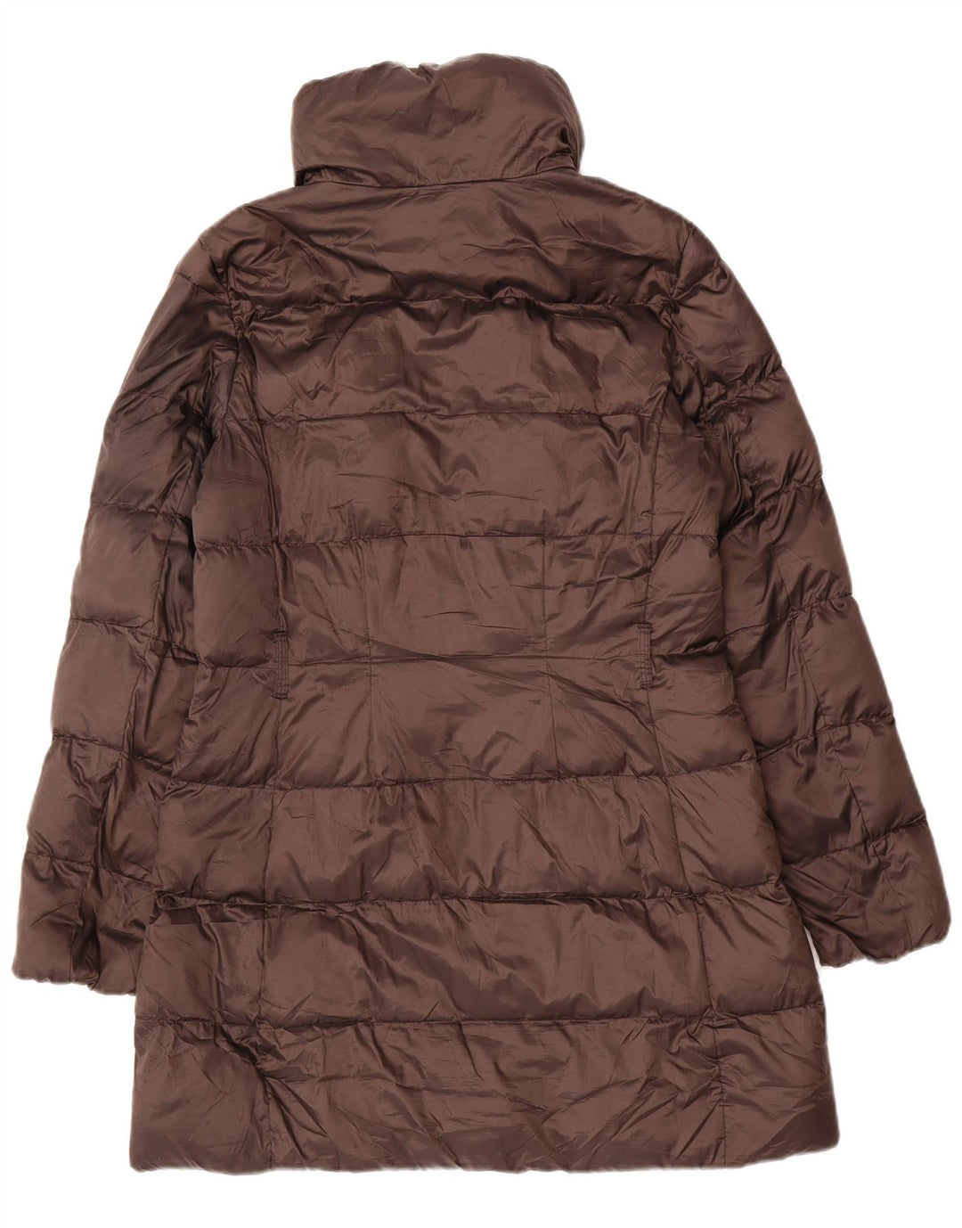 Massimo Dutti Manteau rembourré pour femme UK 44 Marron moyen Polyamide