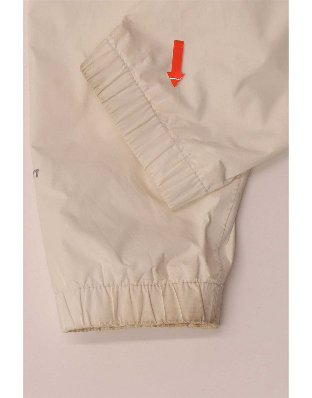 The North Face Veste de pluie à capuche pour femme UK 14 Medium White Nylon