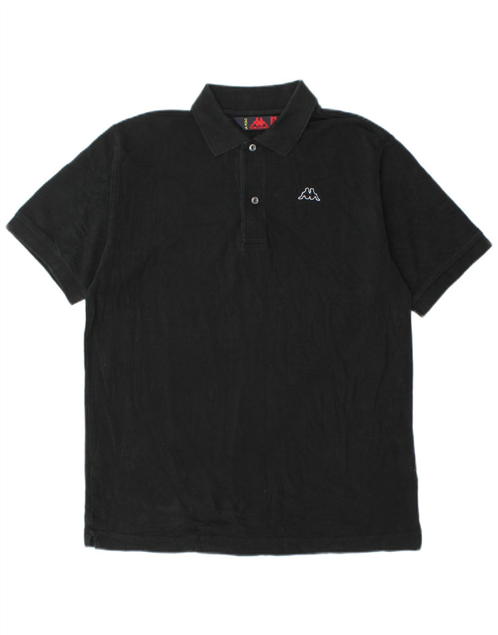 Kappa Polo Homme Noir Moyen Coton