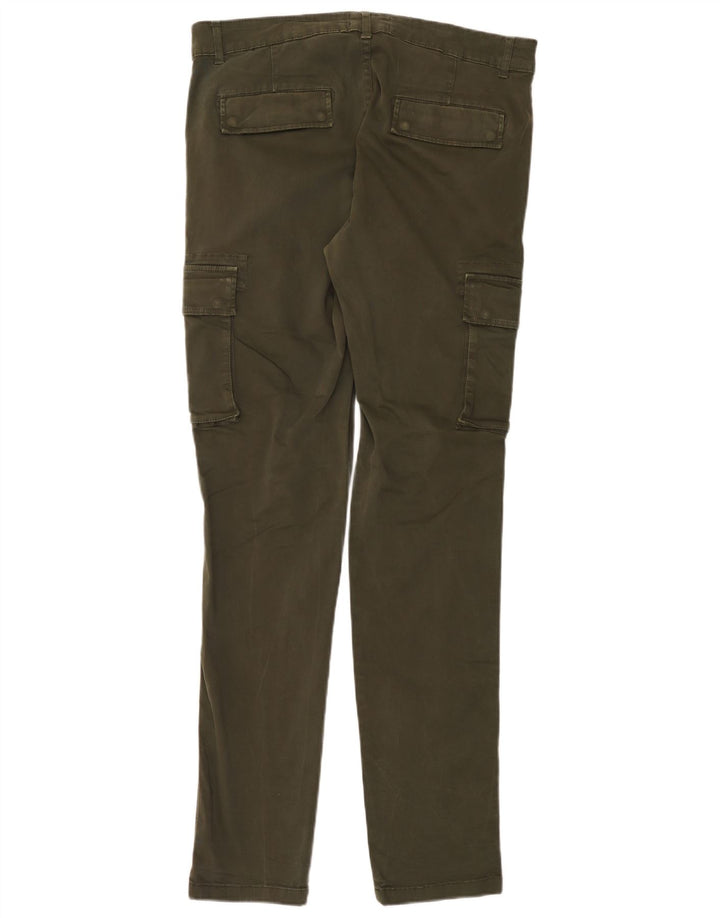LYLE & SCOTT Pantalon Cargo Slim Homme W34 L34 Kaki Coton