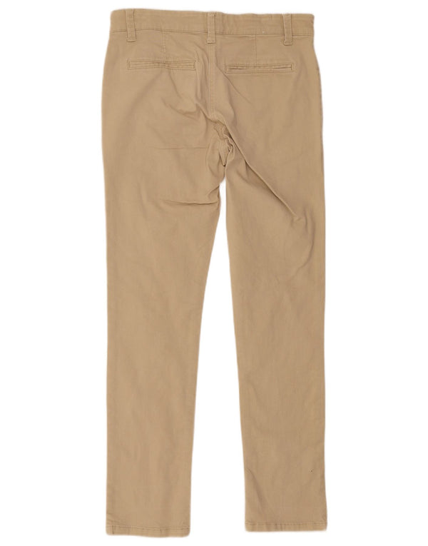 Benetton Pantalon Chino Slim Garçon 11-12 ans 2XL W30 L28 Coton Beige