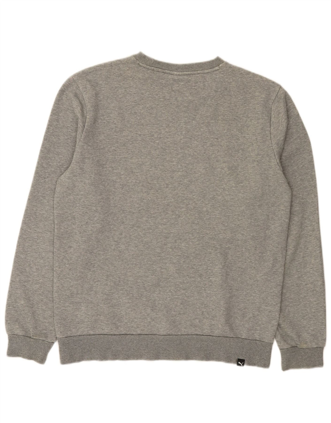 Puma Sweat-Shirt Graphique Homme Gris Moyen Moucheté Coton