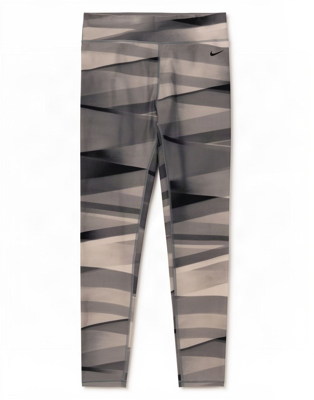 Legging Nike Dri Fit pour femme UK 12 Polyester géométrique gris moyen
