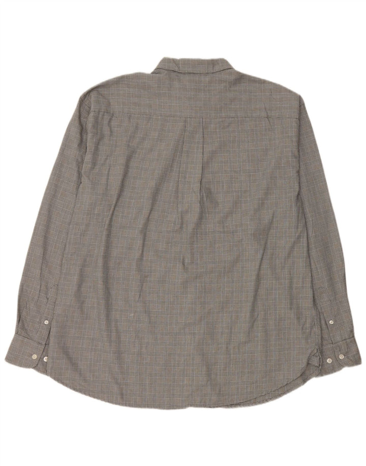 DOCKERS Chemise anti-taches homme XL en coton à carreaux gris