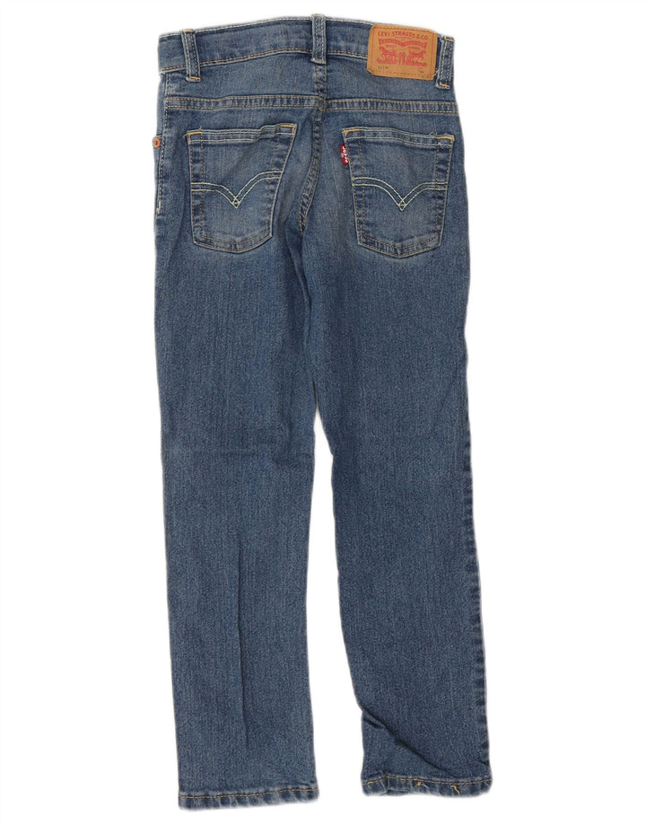 Levi's Garçon 511 Slim Jean 6-7 ans W22 L22 Bleu Coton
