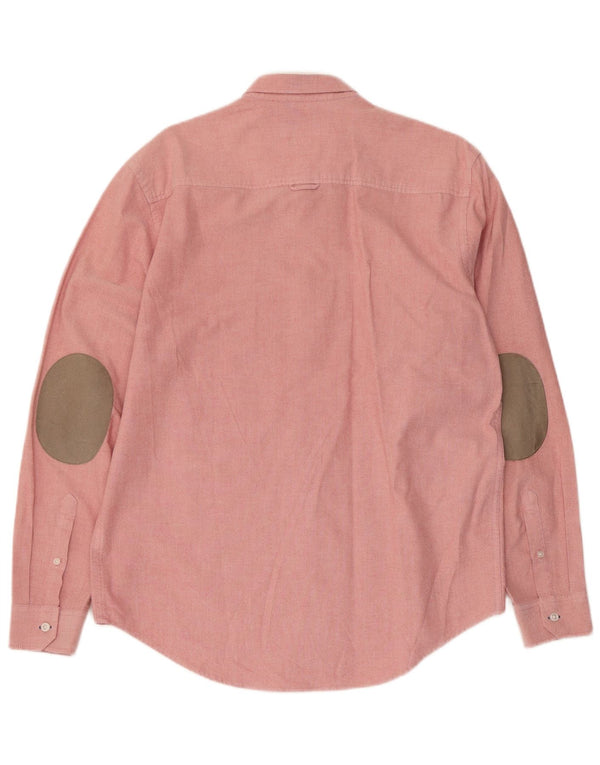 Zara Chemise Regular Fit Homme Rose Large