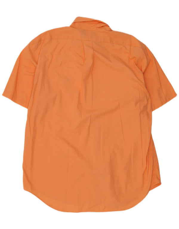 Ralph Lauren Chemise Blake à manches courtes pour homme Coupe décontractée Grand coton orange