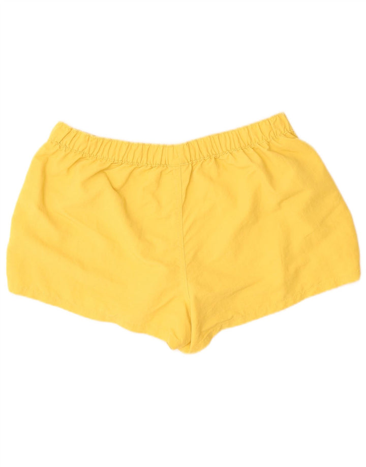 PATAGONIA Short de sport pour femme UK 14 Large Jaune Nylon