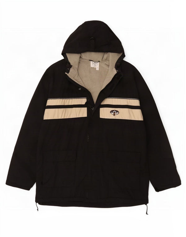 Chiemsee Veste coupe-vent à capuche pour homme UK 44 2XL Noir Colourblock