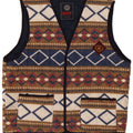 Master Gilet Polaire Homme UK 42 XL Polyester Géométrique Multicolore