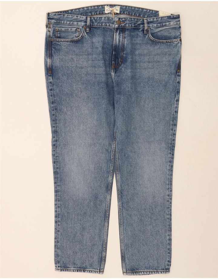 Fat Face Jean Fuselé Homme W42 L29 Bleu Coton