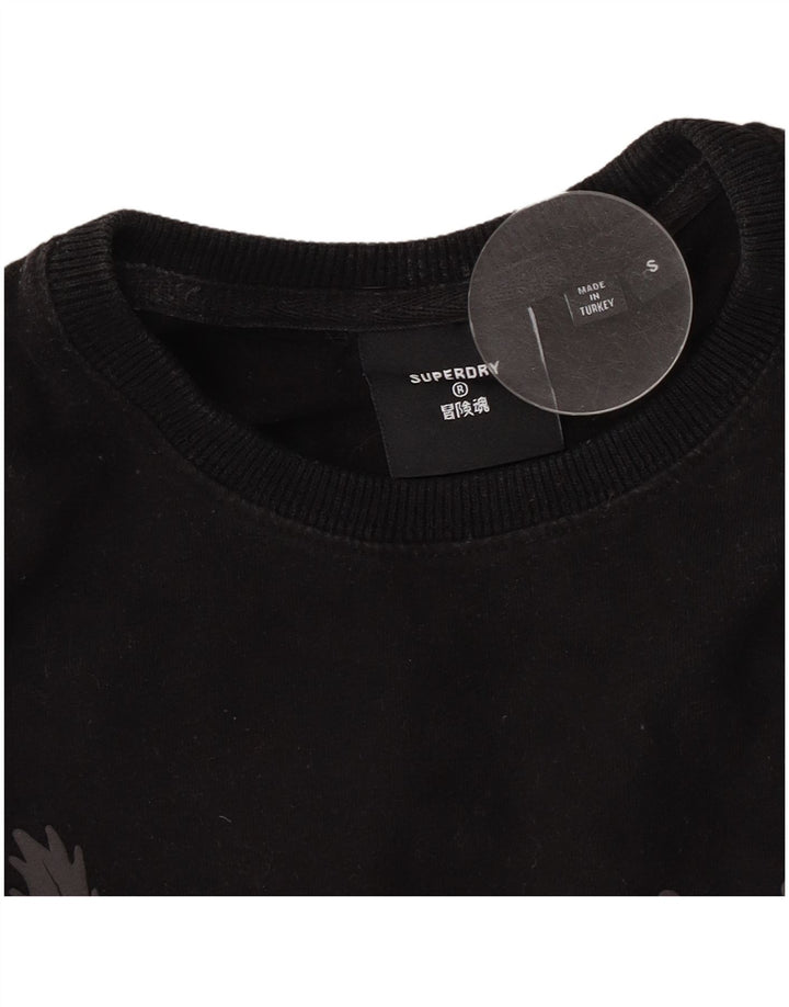 Superdry T-Shirt Graphique Homme Petit Noir