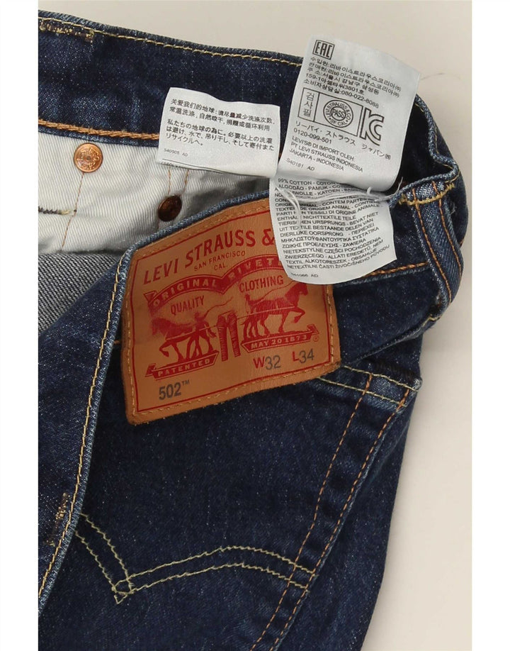 Levi's Jean 502 Tapered Homme Bleu Coton W32 L30