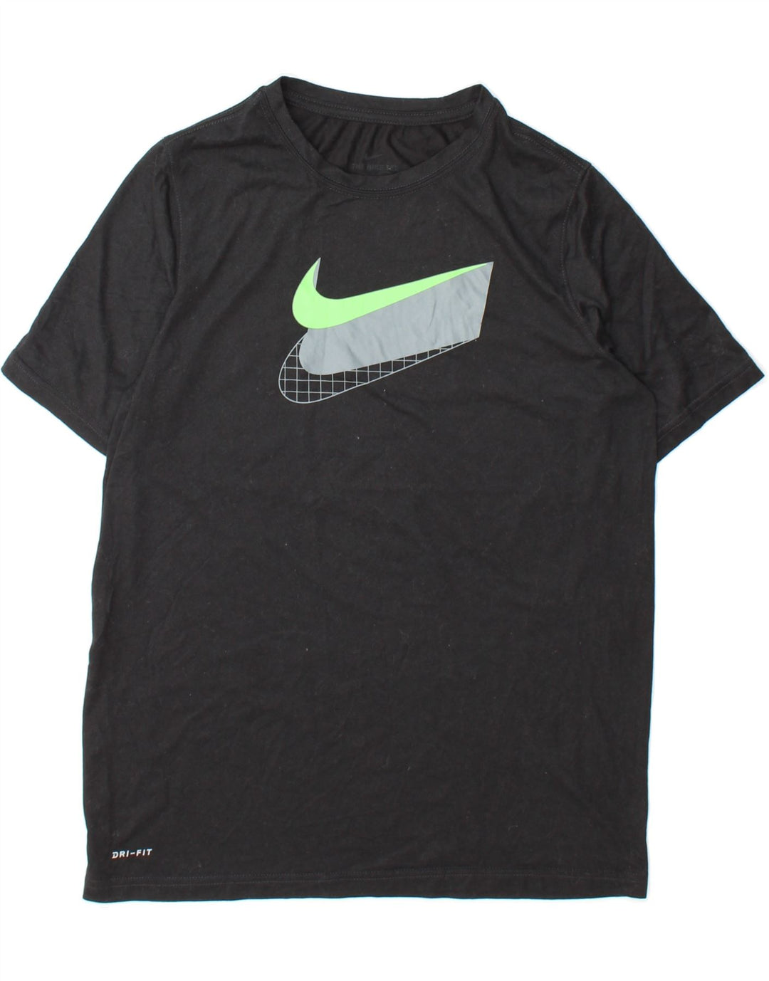 NIKE Womens Graphic T-Shirt Top UK 12 Medium Black Cotton Vintage Nike and Second-Hand Nike from Messina Hembry 