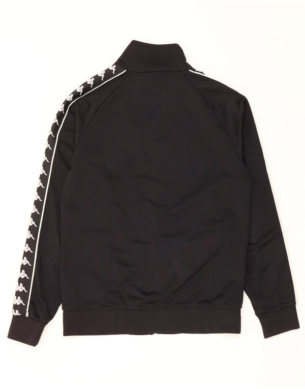 Kappa Veste de Survêtement Graphique Homme Petit Noir Polyester