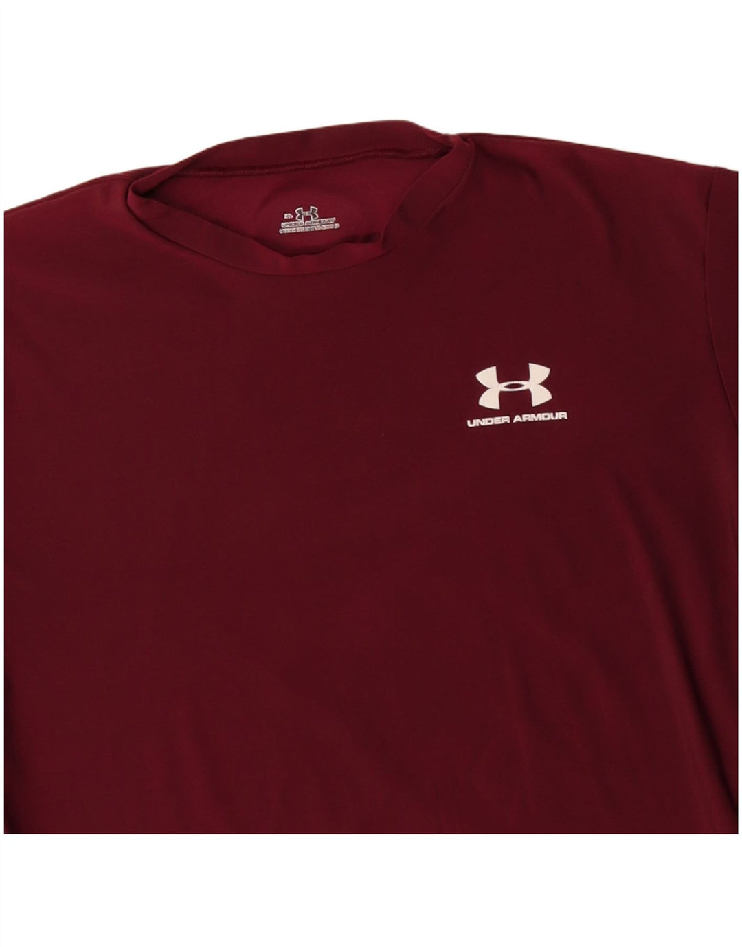 UNDER ARMOUR Haut à manches longues pour femme UK 18 XL Bordeaux Polyester