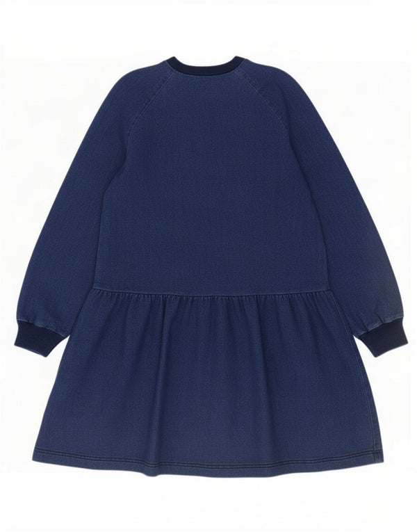 Zara Robe pull sweat-shirt à manches longues pour femme UK 14 Bleu moyen