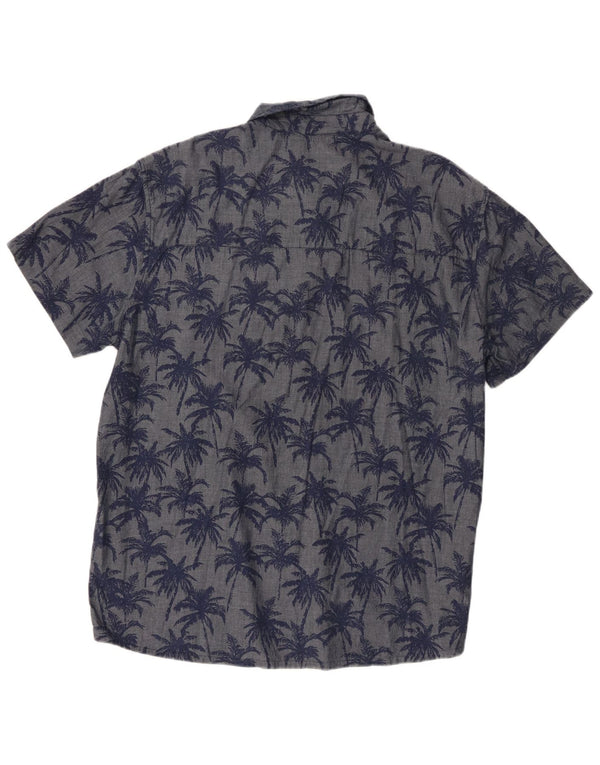 Mountain Warehouse Chemise à motif abstrait pour homme XL Bleu hawaïen