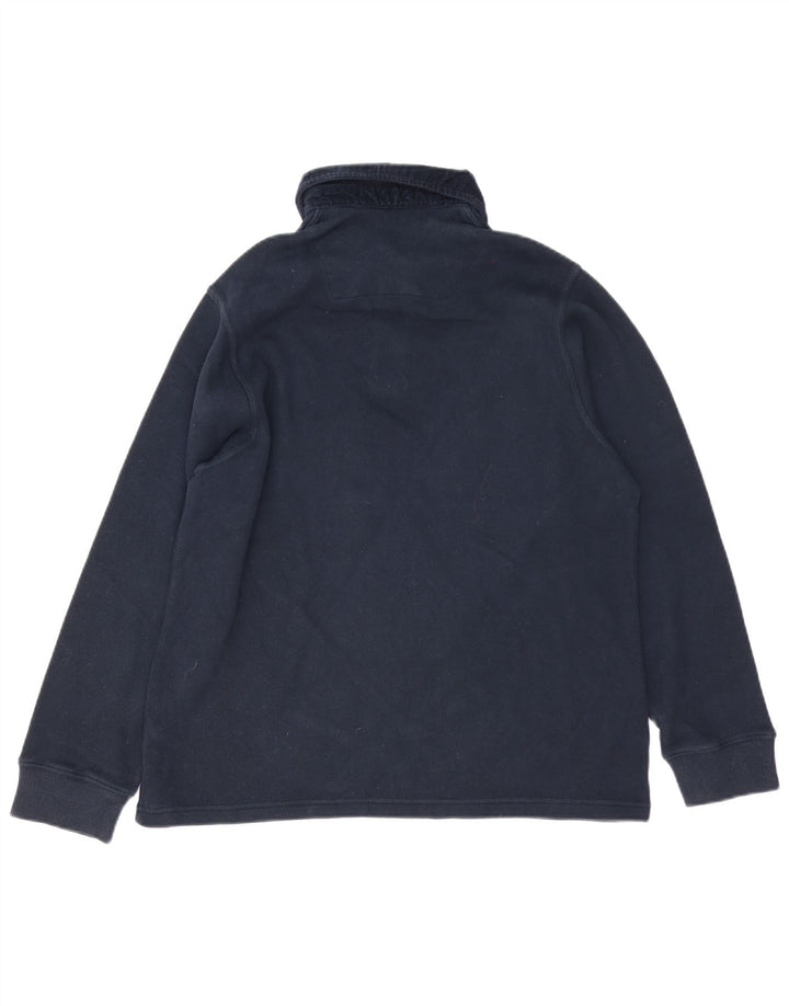 Marks & Spencer Polo à Manches Longues Blue Harbour Homme Bleu Marine Moyen