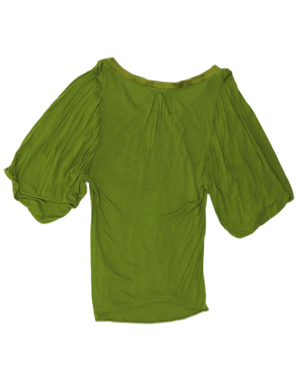 Coast Chemisier Femme UK 12 Moyen Vert Modal
