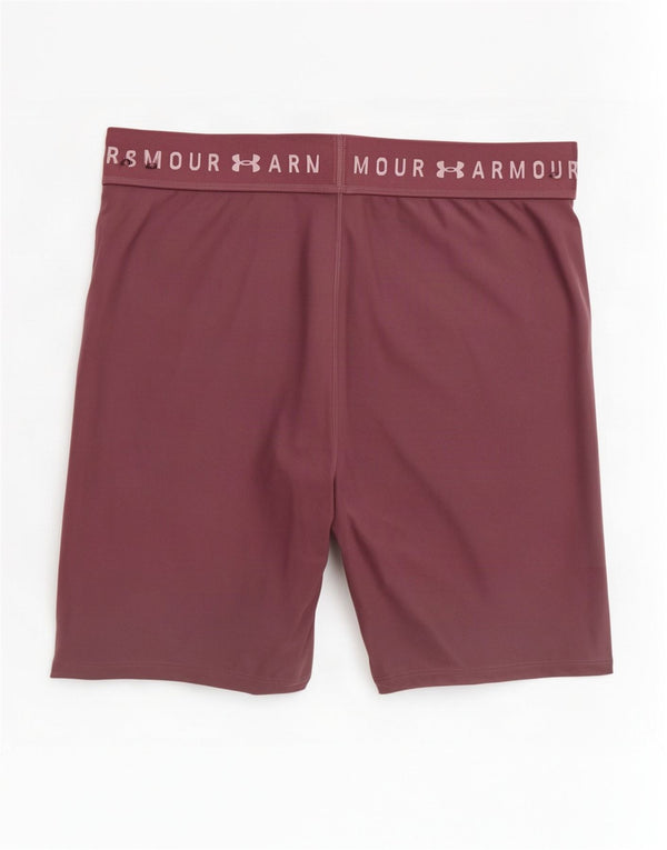 Under Armour Short de sport graphique pour femme UK 20 2XL Bordeaux Polyester