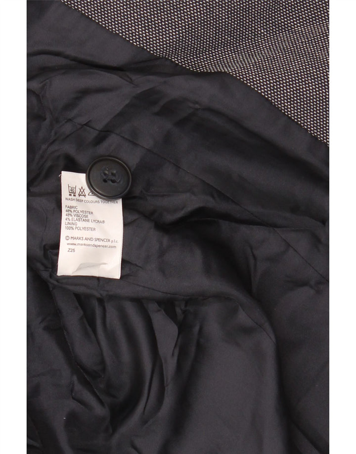 Marks & Spencer Veste blazer standard pour femme UK 16 Large Bleu marine