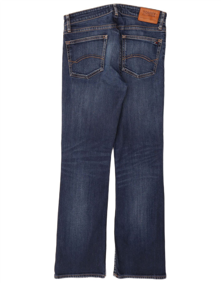 TOMMY HILFIGER Jean Bootcut Homme W32 L32 Bleu Coton