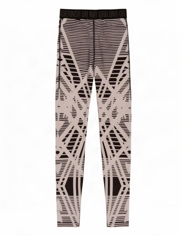 Under Armour Legging Graphique Femme UK 4 XS Noir Géométrique