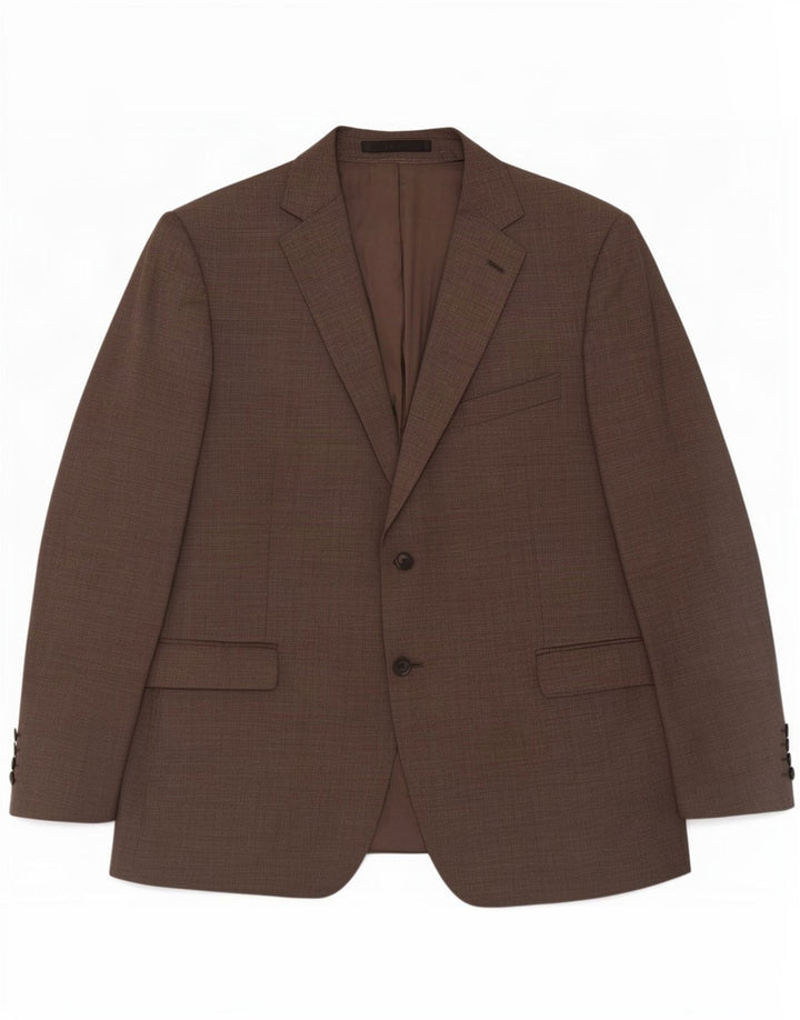 Marks & Spencer Veste Blazer 2 Boutons Homme UK 46 XL Laine Grise