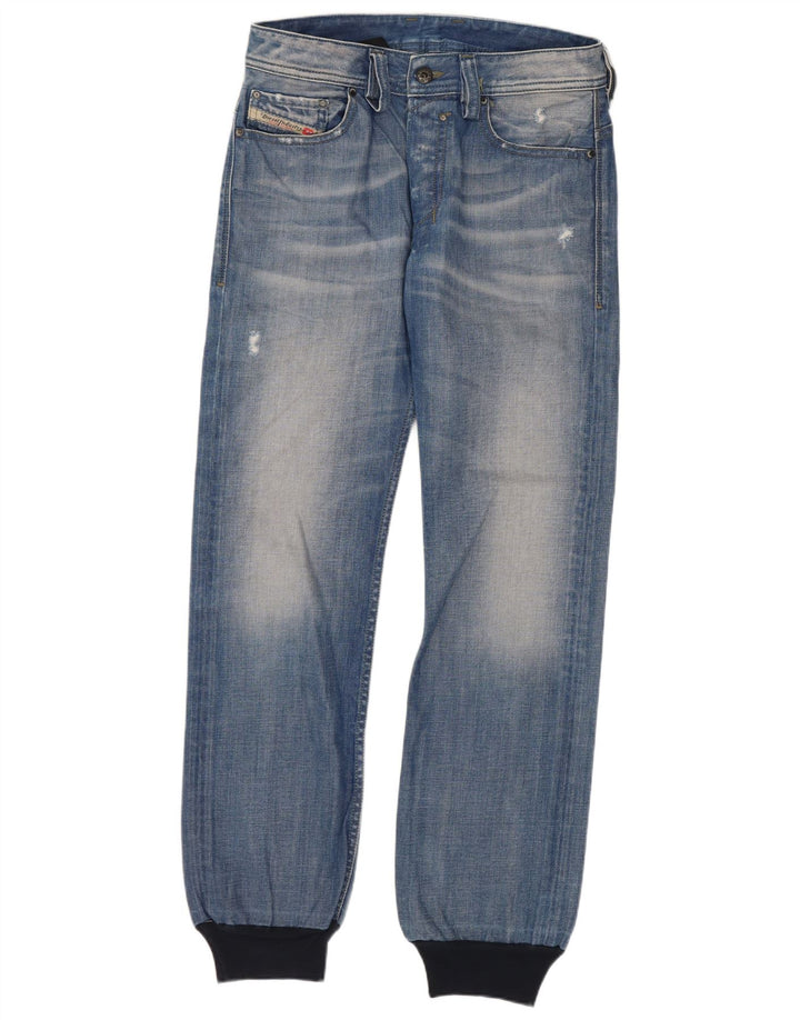 Jean Slim Joggers Femme Diesel W26 L29 Bleu Coton