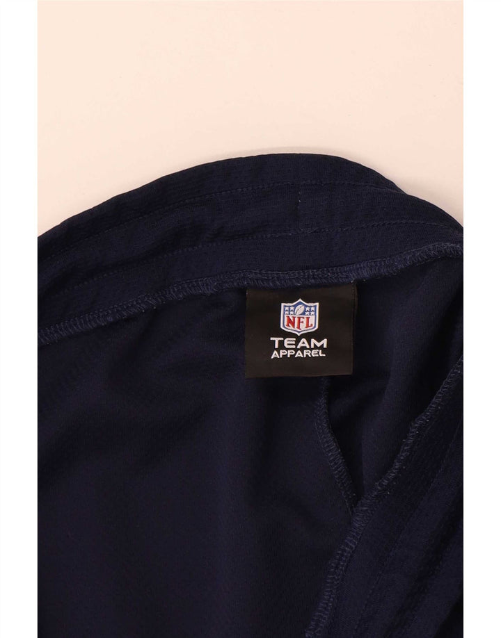 NFL Short de Sport Graphique Homme Bleu Marine Moyen Colorblock