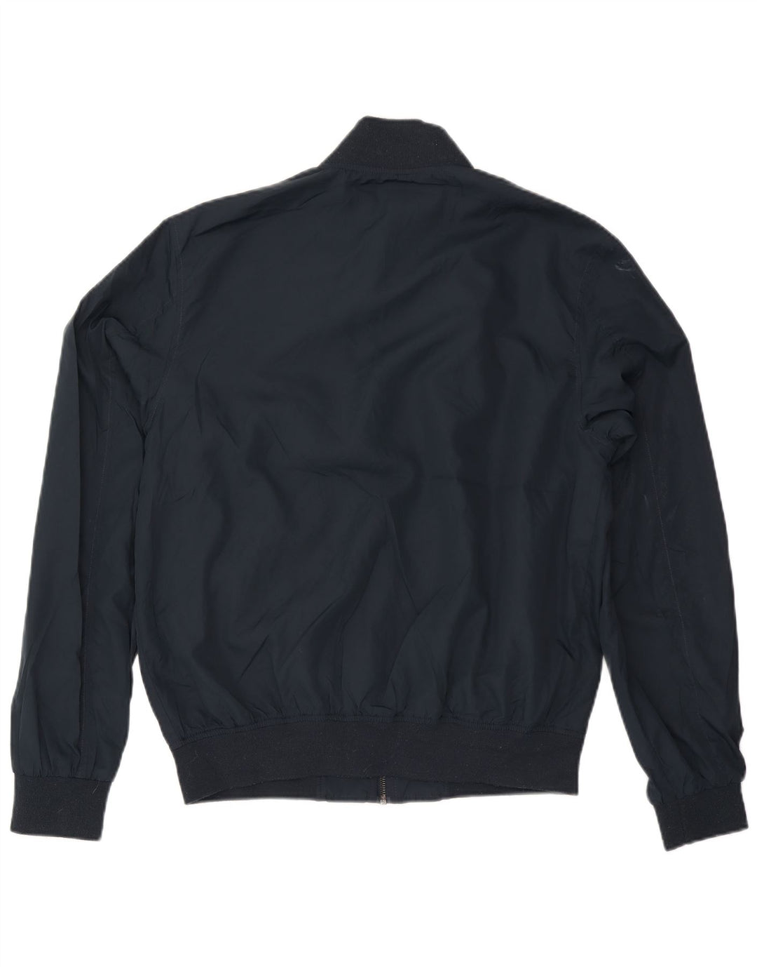 FRENCH CONNECTION Veste Bomber Homme UK 40 Large Bleu Marine Polyester